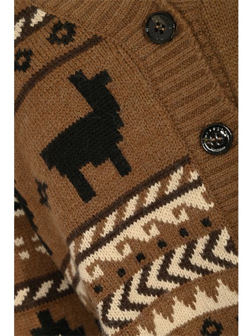 Cardigan Ovatta in jacquard di alpaca e lana WEEKEND MAX MARA | 2525346092600028